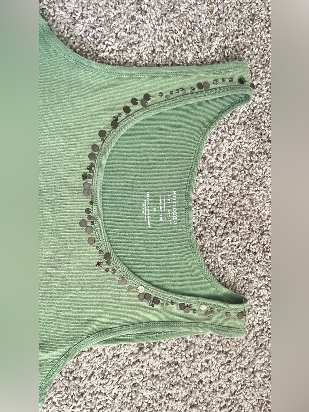 Sonoma Tank with sequin detailing